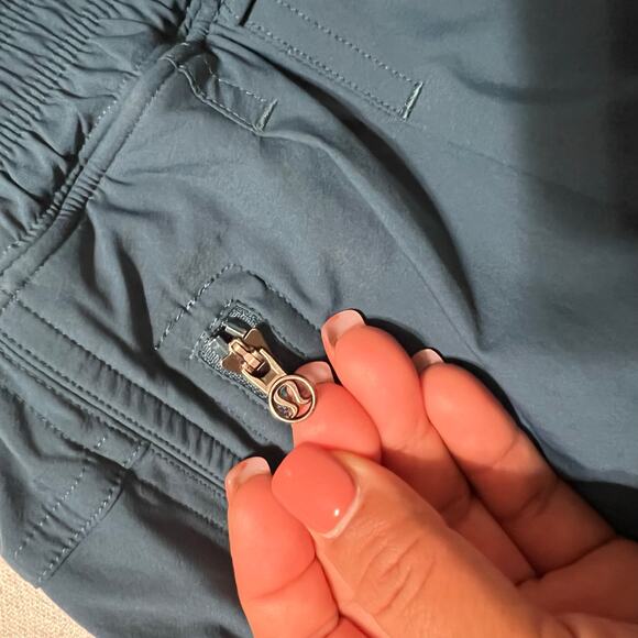 Lululemon Women’s Blue Run With Rover Activewear Jogger Pants Size‎ 8 - Picture 11 of 12
